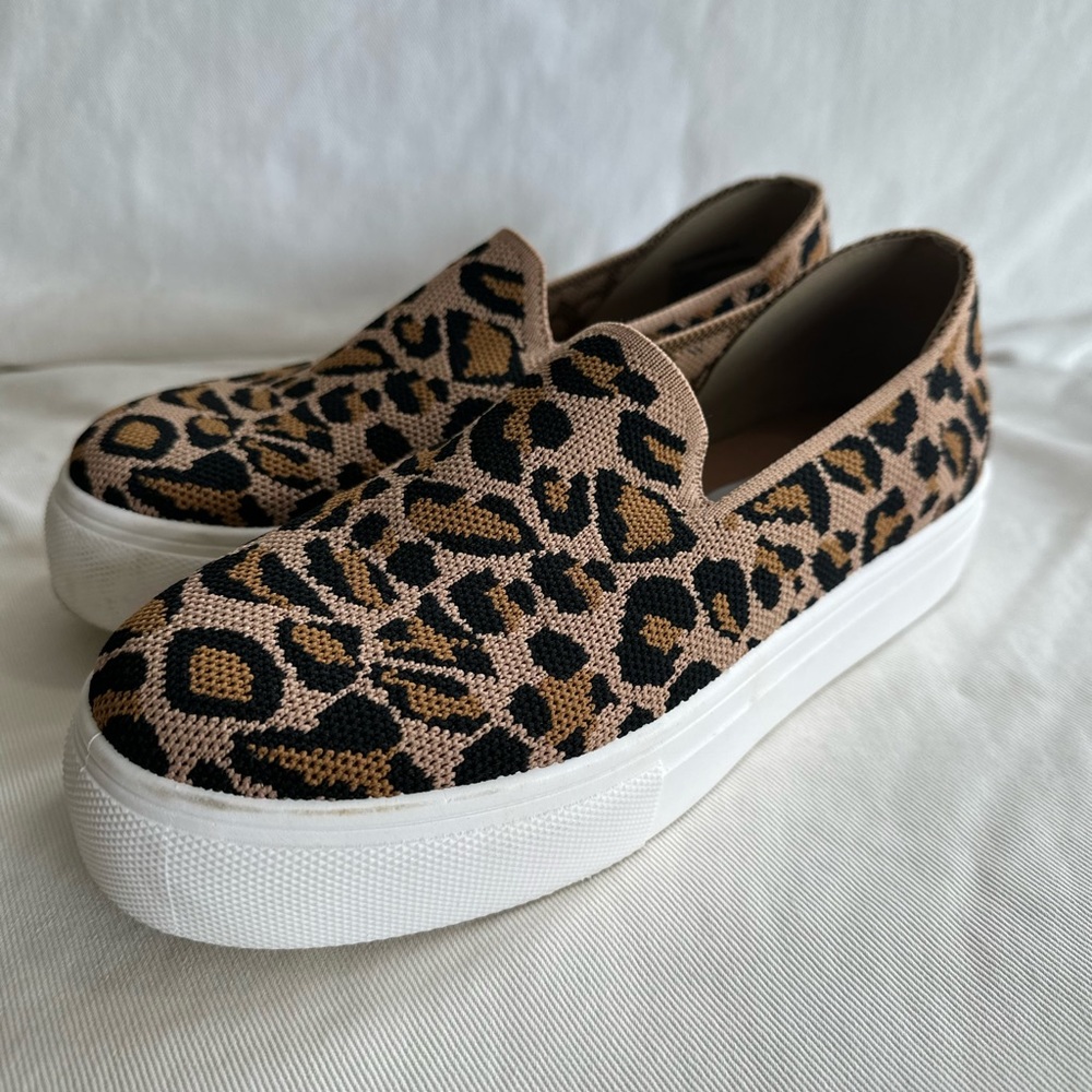 Steve Madden Leopard platform sneakers